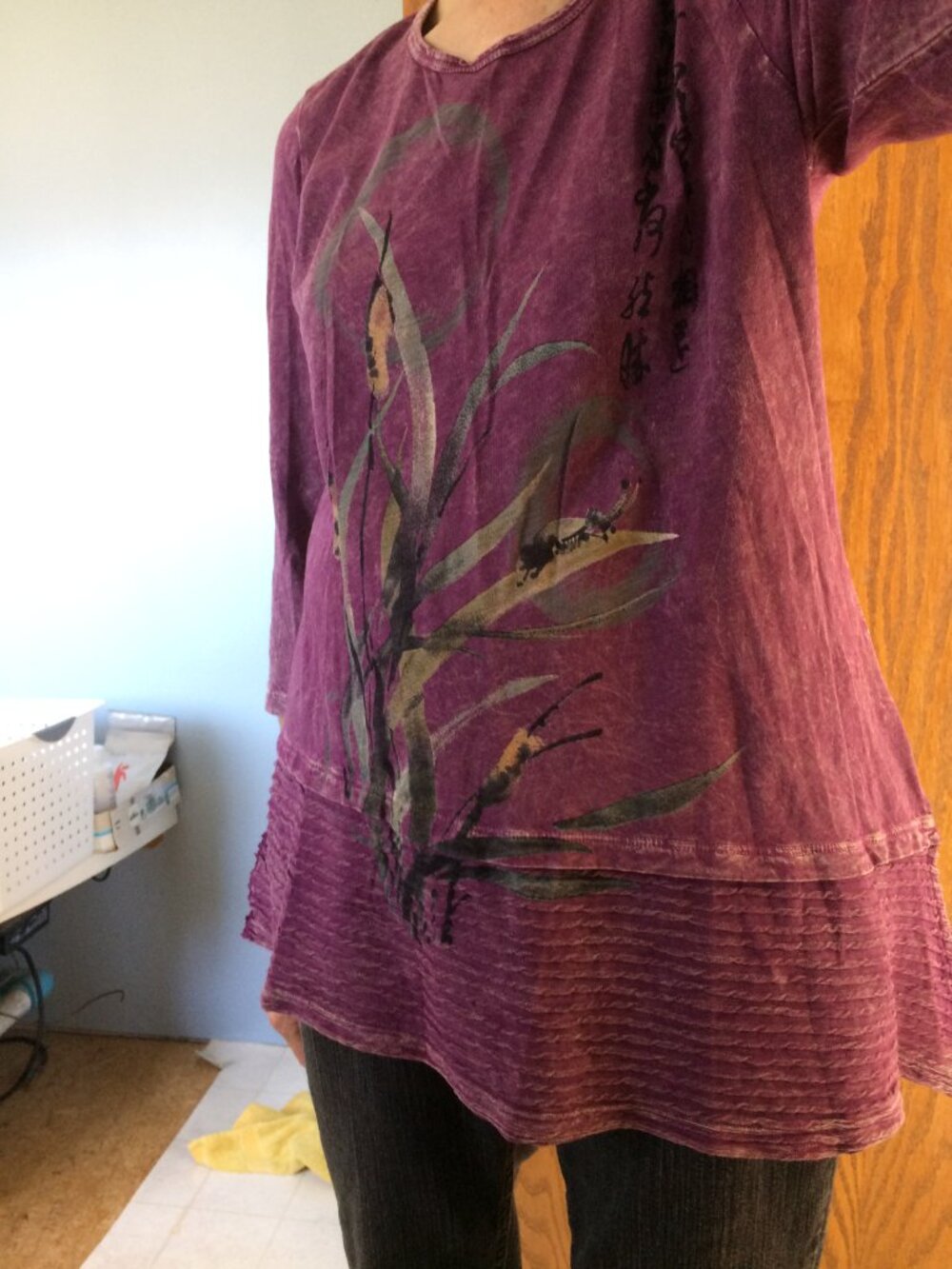Jess & Jane Asymmetric Tunic Top Size M - Picture 14 of 15